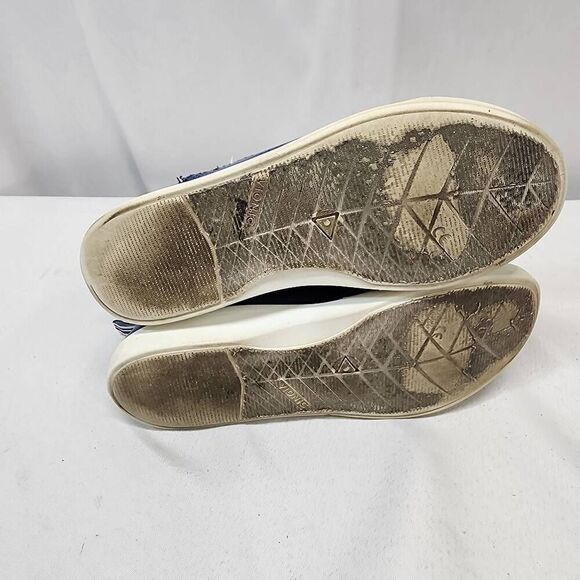 Vionic Pismo Women's 6 Casual Supportive Sneaker Navy Canvas Comfort - Picture 6 of 8